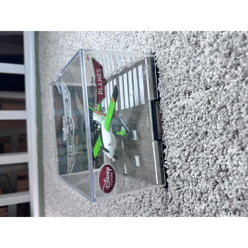 Disney Planes Diecast Model Airplane in Display Case